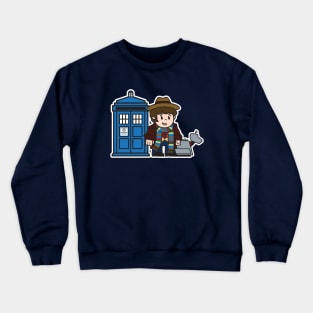 Mitesized 4th Doctor Crewneck Sweatshirt